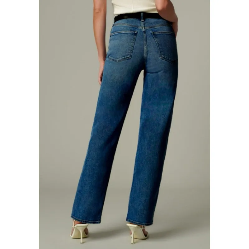 Joe’s Jeans Women’s High Rise Straight Leg Jeans Indigo Worn Size 33 - Image 2