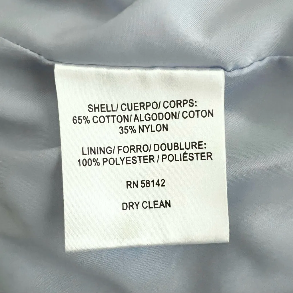 Gal Meets Glam Women’s Daisy Cap Sleeve Lace Tiered Oxford Blue Midi Dress Sz 18 - Image 8