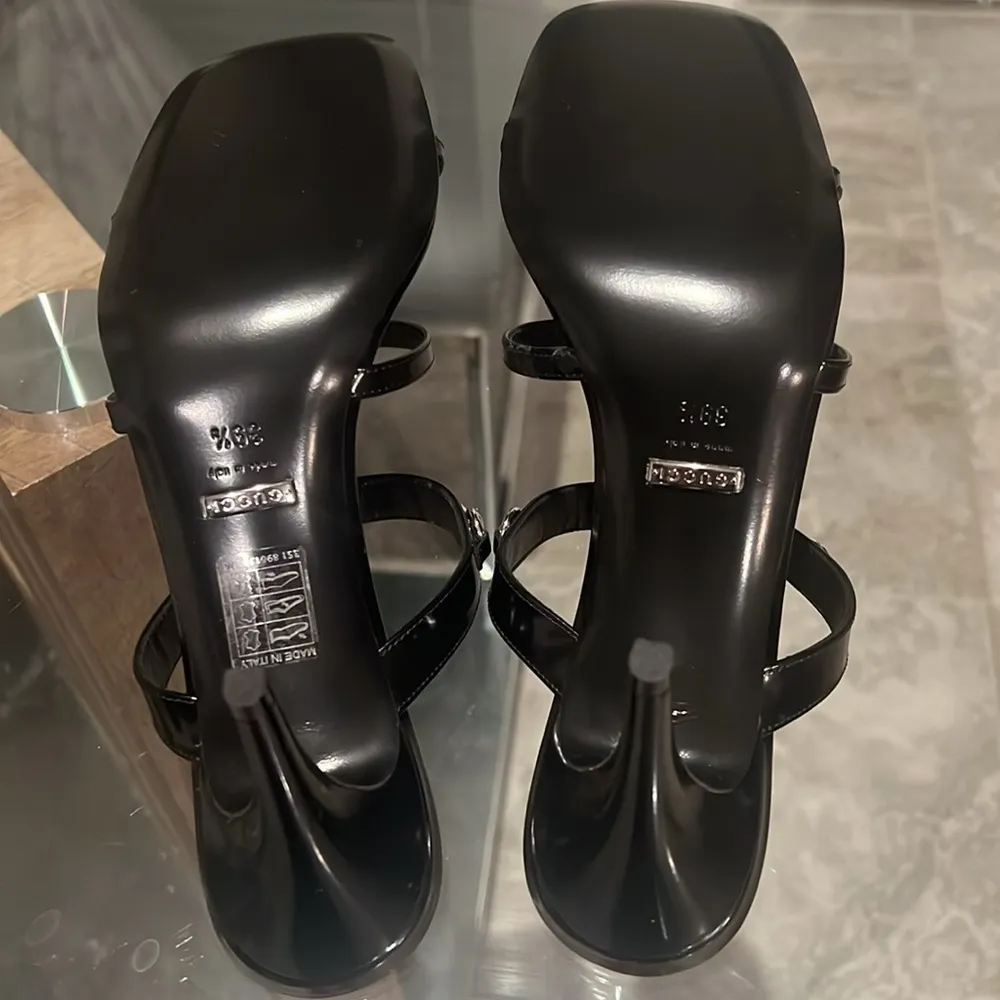 Gucci Divine Horsebit-Detailed Leather Mules 1000 Nero Size 39.5 +DustBags - Image 9