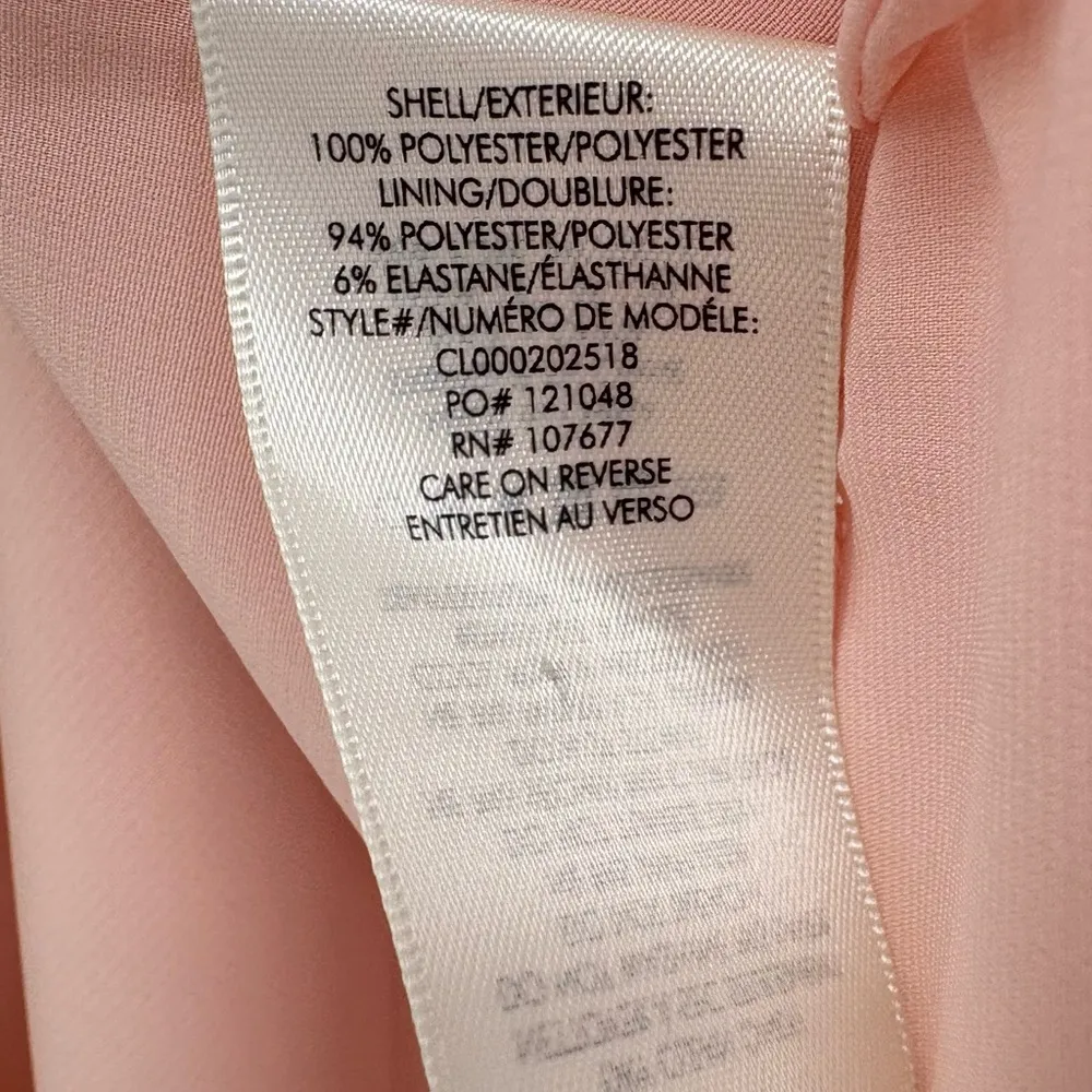 NWT Alice + Olivia Harmony Cowl Neck Racer Back Mini Dress | Sz 8 | Blush Pink - Image 13