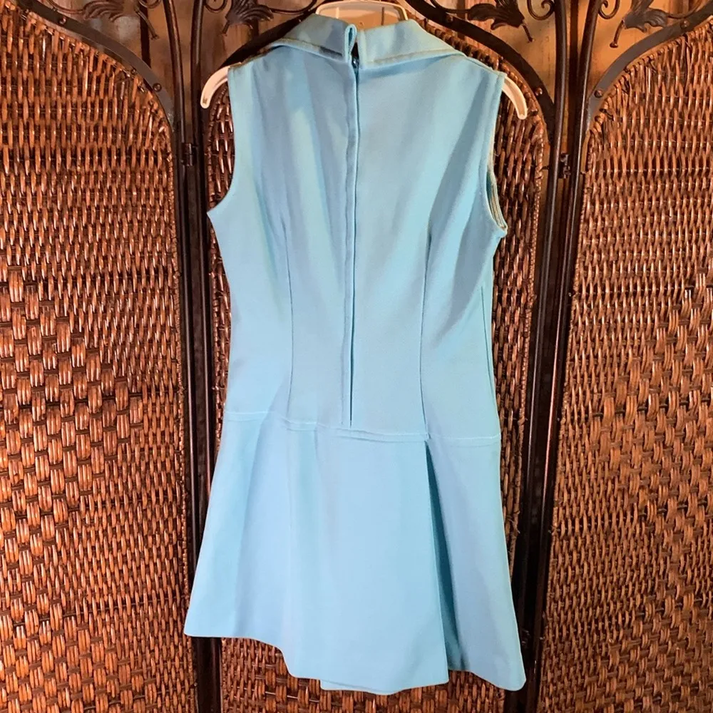 Vintage Blue Nautical Romper Size S - Image 5