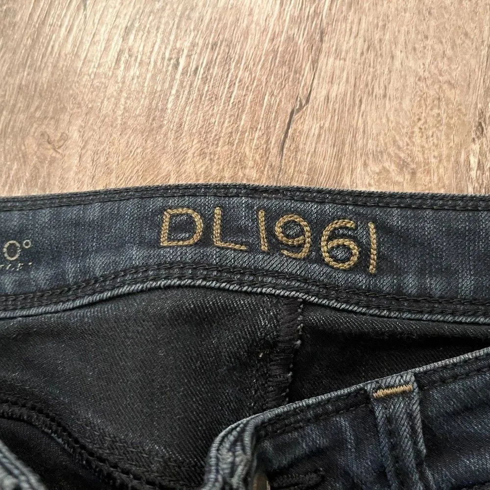 DL1961 Womens Size 27 Angel Mid Rise Skinny Ankle Jeans Dark Wash Stretch Denim‎ - Image 4