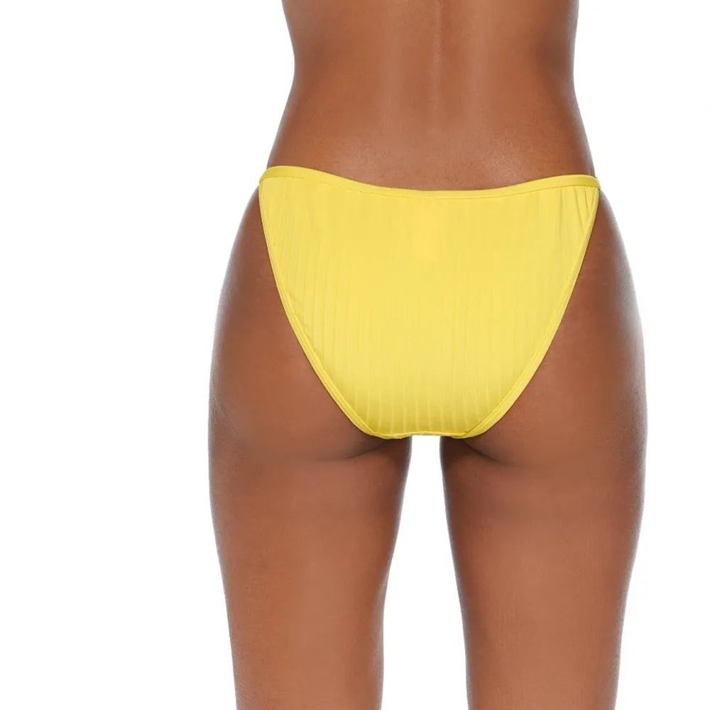 Nwt Nobo Butterfly Knot Bikini large 11-13 yellow floral black swimwear summer - Image 8