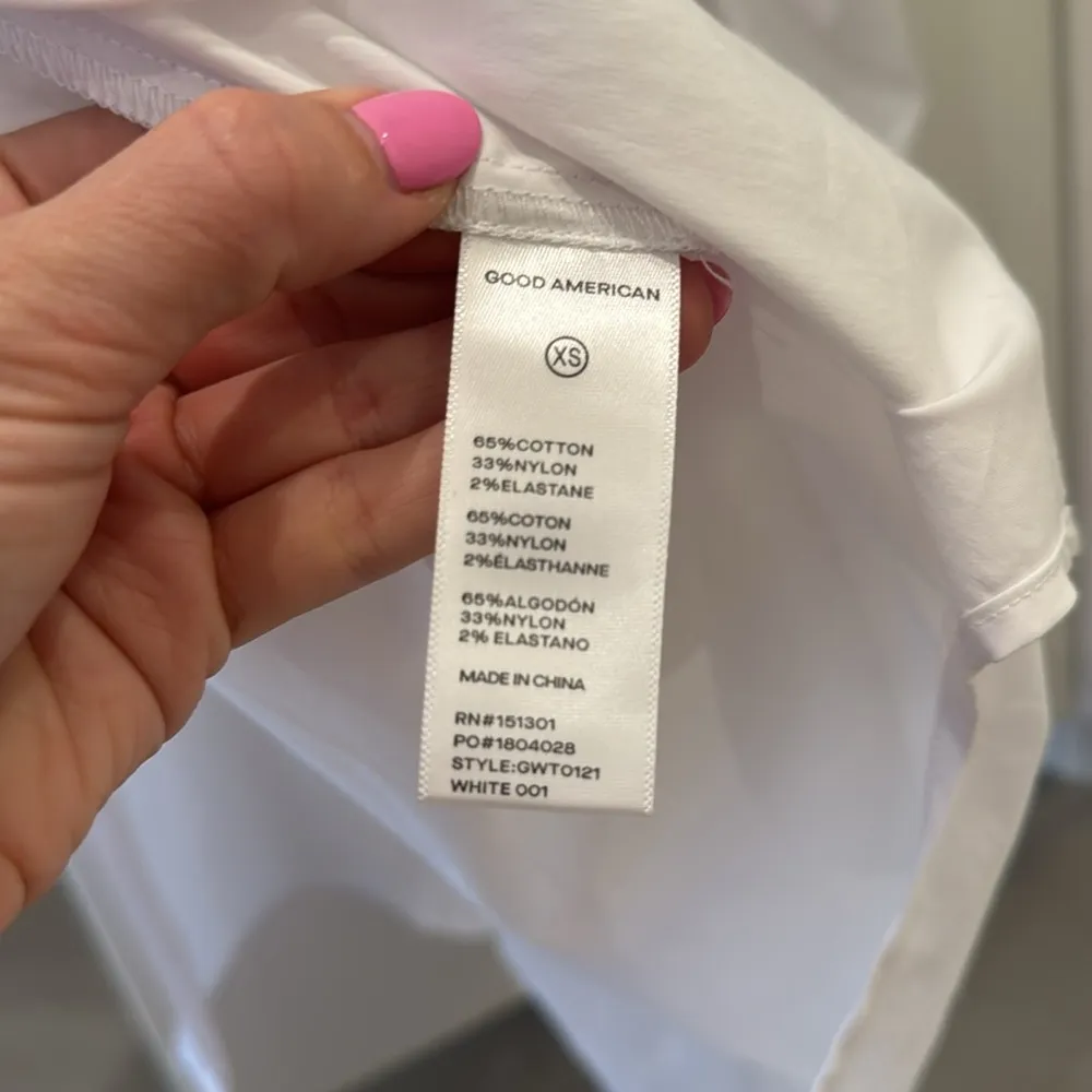 NWT oversized  white button down - Image 5