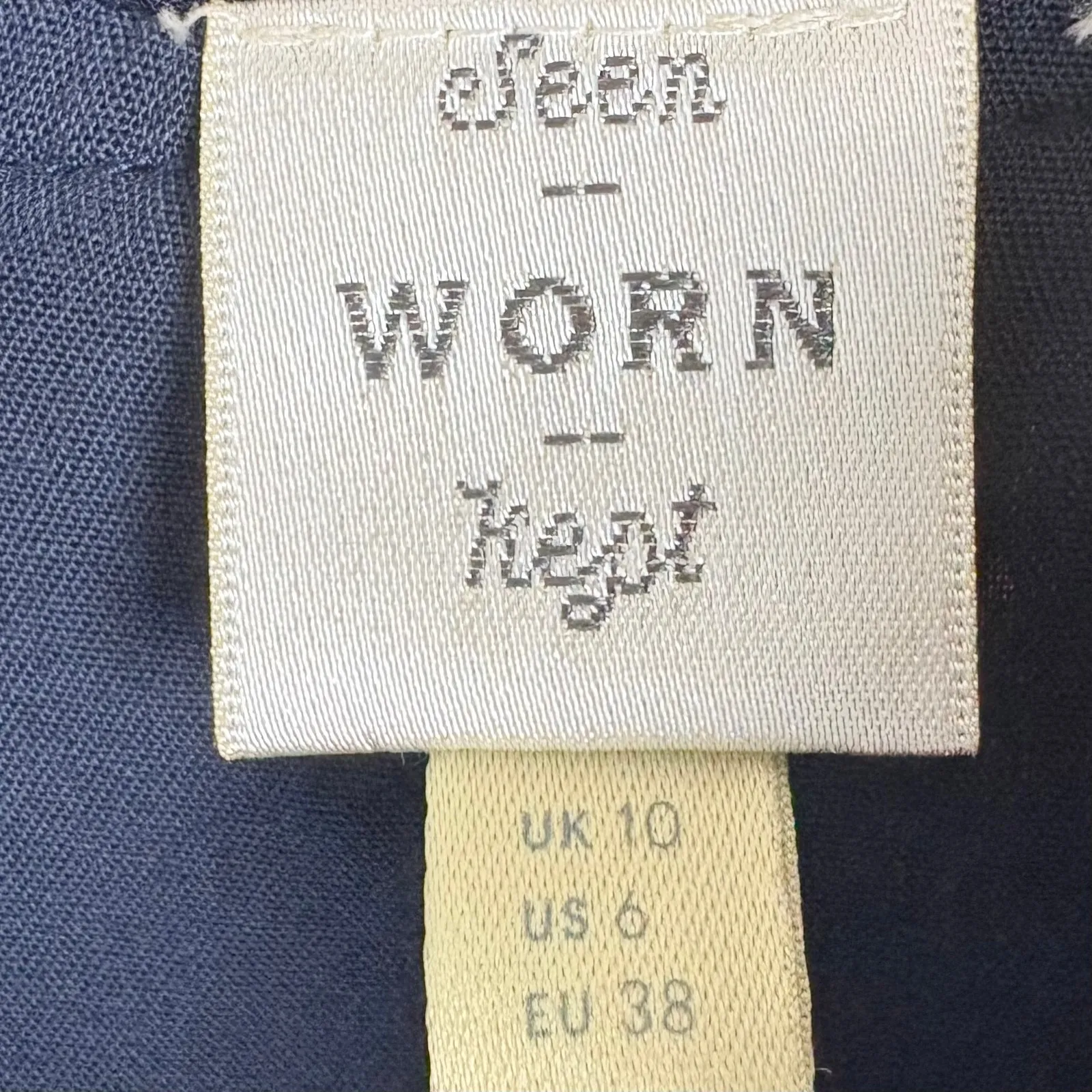 Anthropologie Seen Worn Kept Vega Pleated Star Print Illusion Sleeve Size 6 - Image 4