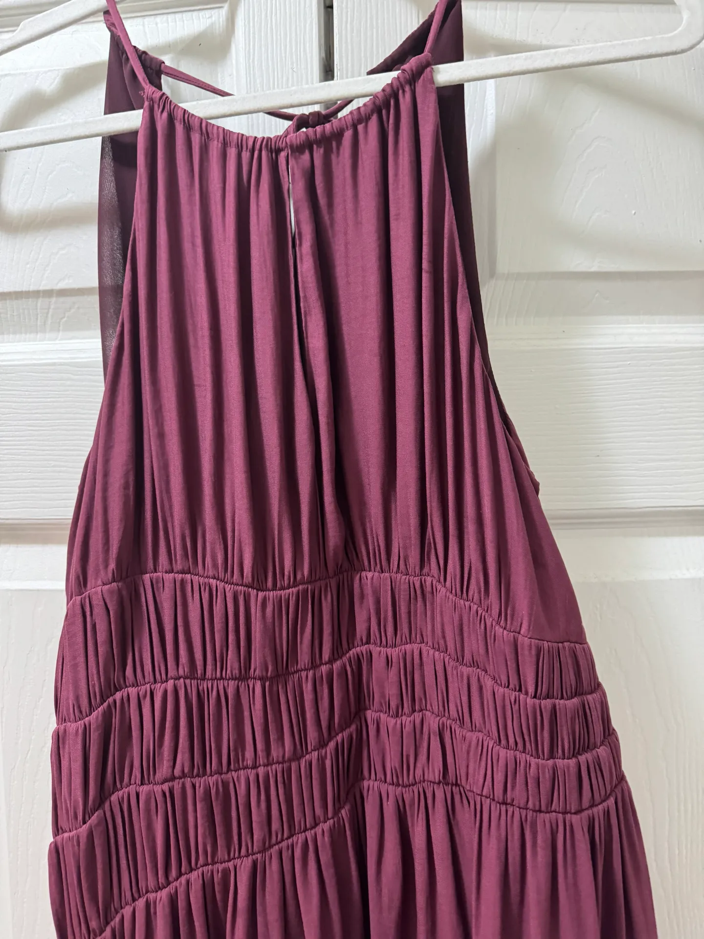 Smocked Halter Midi Dress - Image 7