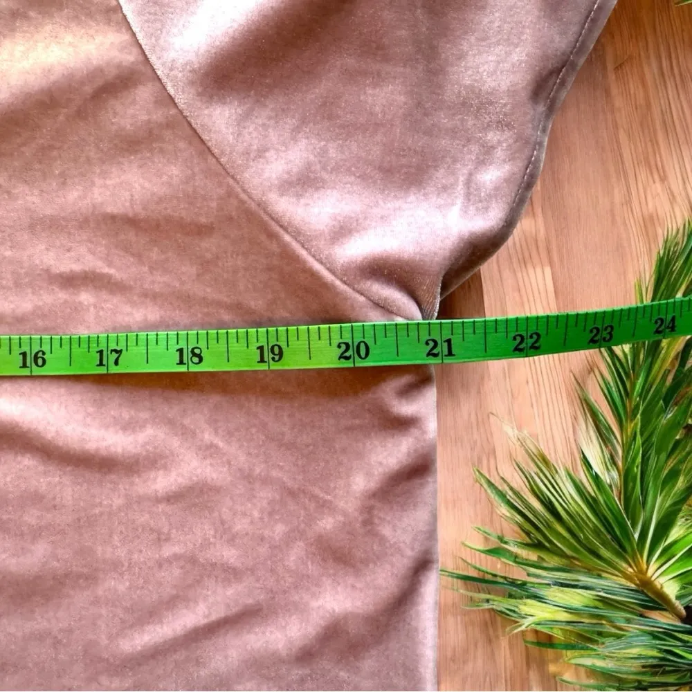 MADEWELL Blush Pink Velvet Butterfly Sleeve Top - Small - Image 7