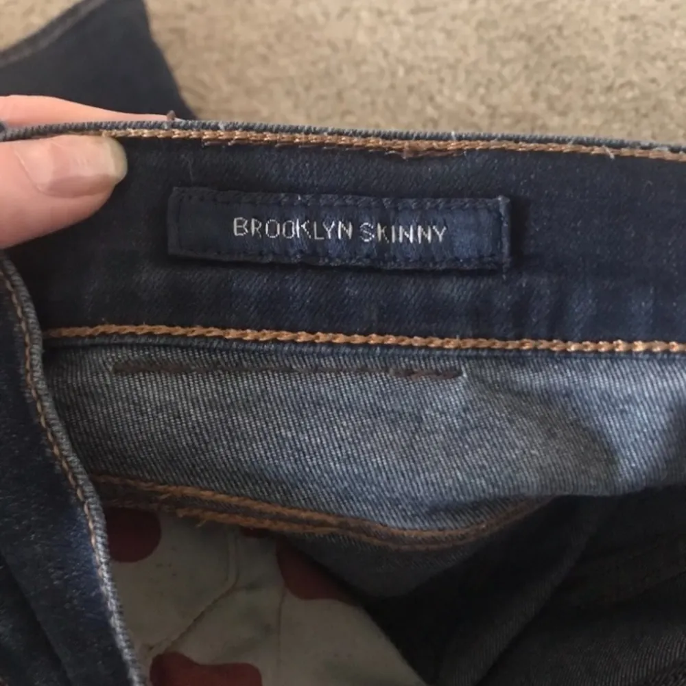 Lucky Brand Brooklyn Skinny Dark Wash Jeans Size 8 Regular - Image 5