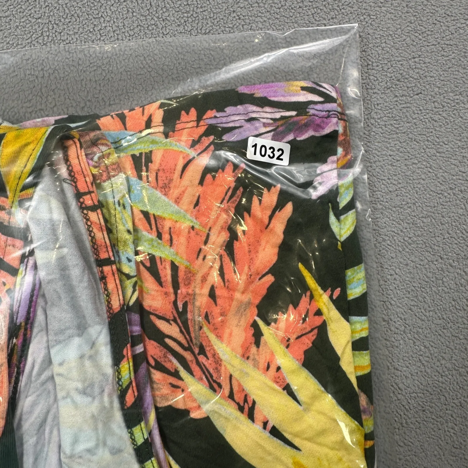 NWT St John's Bay Tank Dress XXL Olive Tropical Print V Neck Sleeveless JC Penny Green Size 00 - Image 10