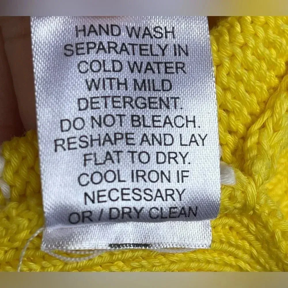 TUCKERNUCK yellow Stripe Bar Harbor Sweater XXL - Image 9