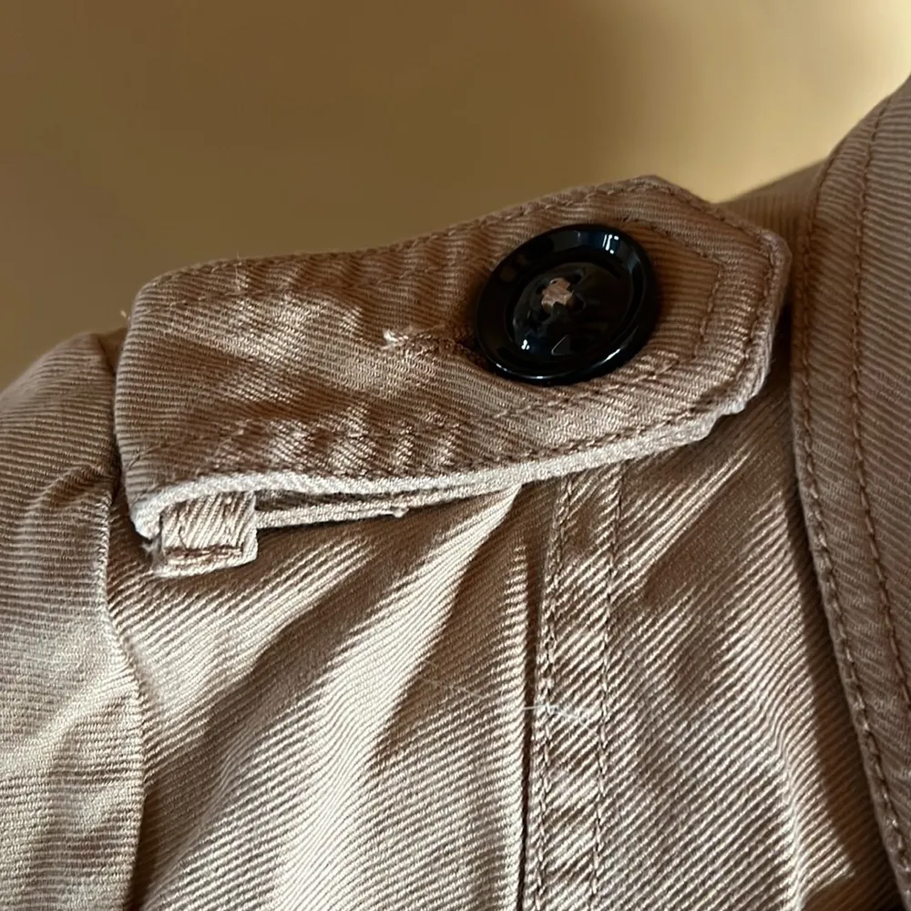 H & M Divided Double Breasted Jacket Camel Size 10 - Image 6