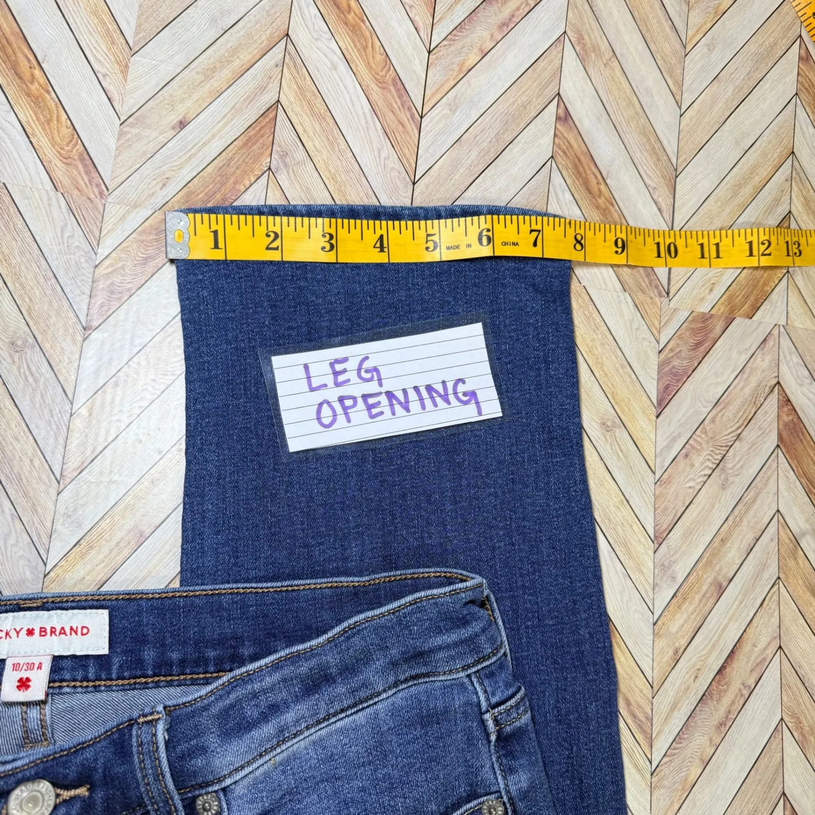 Lucky Brand Womens Jean Sweet Mid Rise Straight Leg 30/10 Classic 5 Pocket Comfy - Image 7