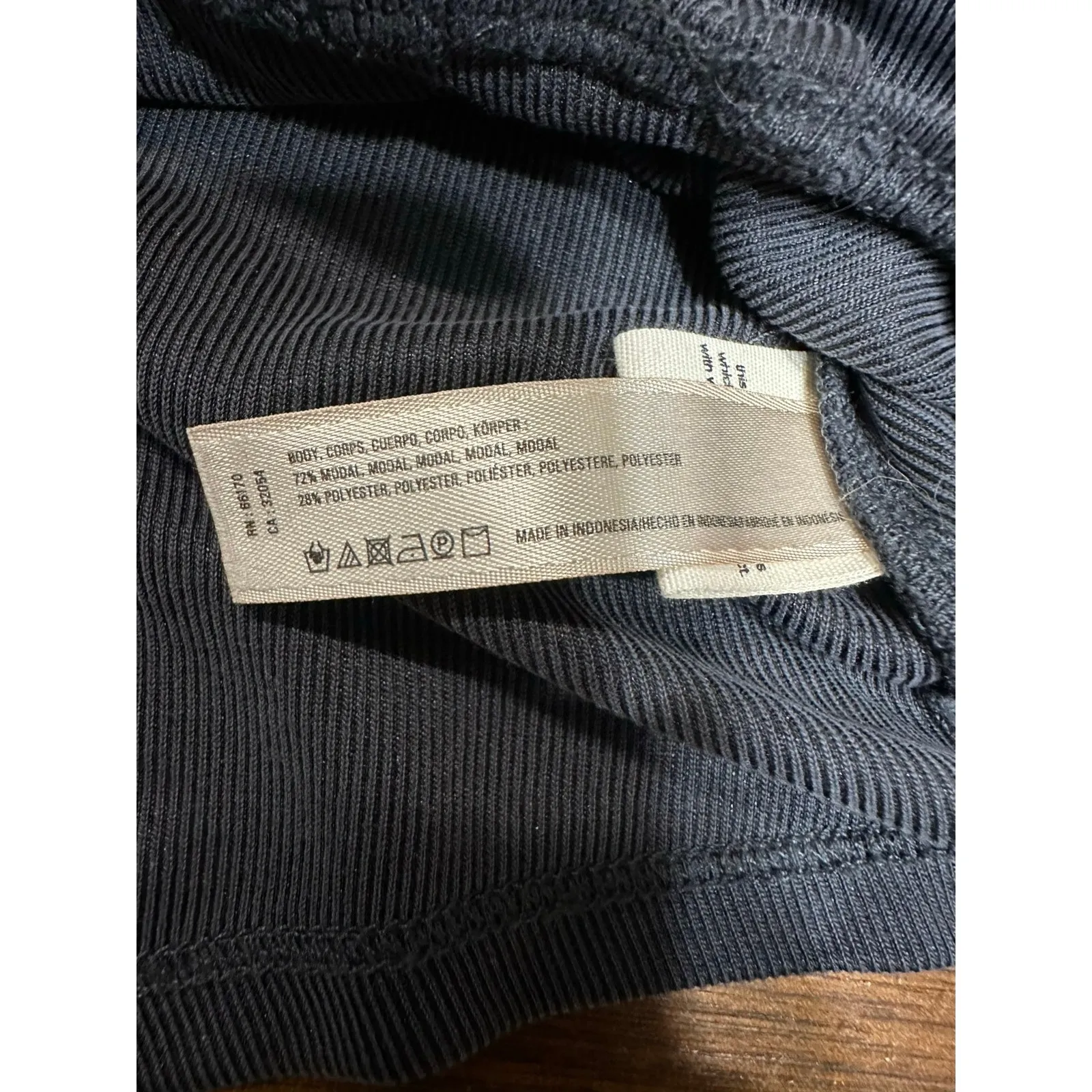 Anthropologie Lounge Wear Top Women XS Oversized Boxy Comfy Stretchy Loose Cozy - Image 9