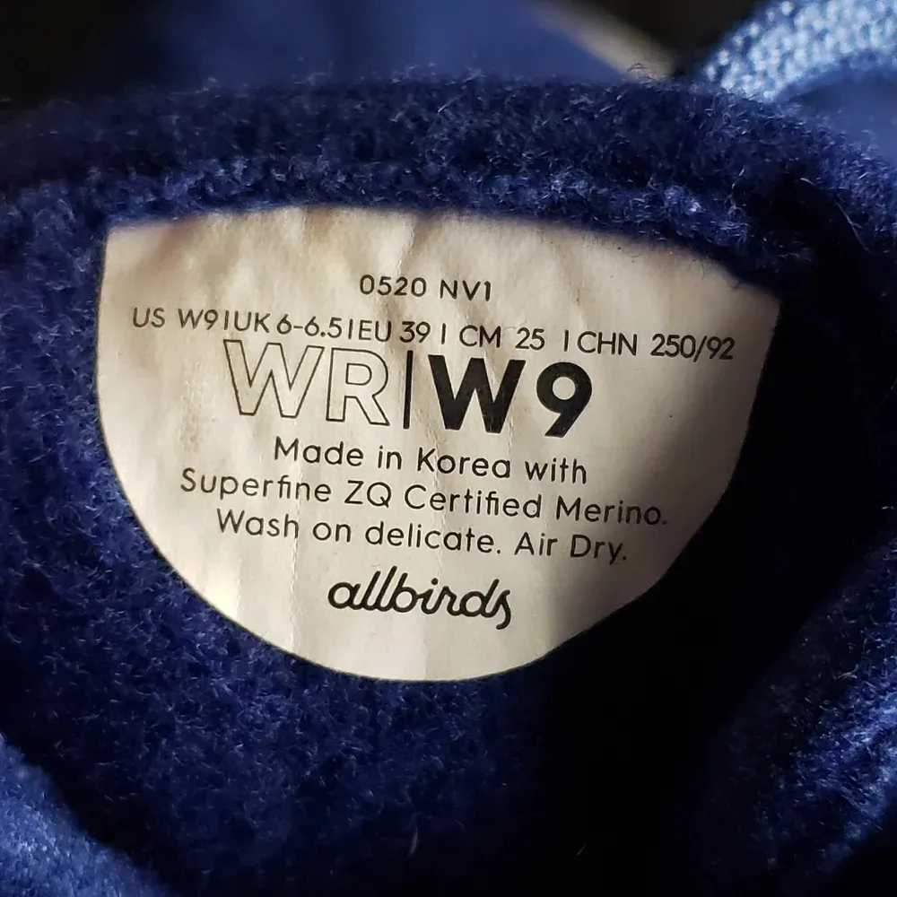 Allbirds Blue Running Sneakers‎ Women’s 9 - Image 9