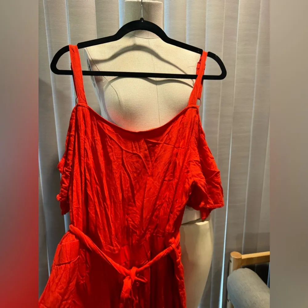 CITY CHIC shoulder tigerlily flutter detail jumpsuit ✨ - Image 14