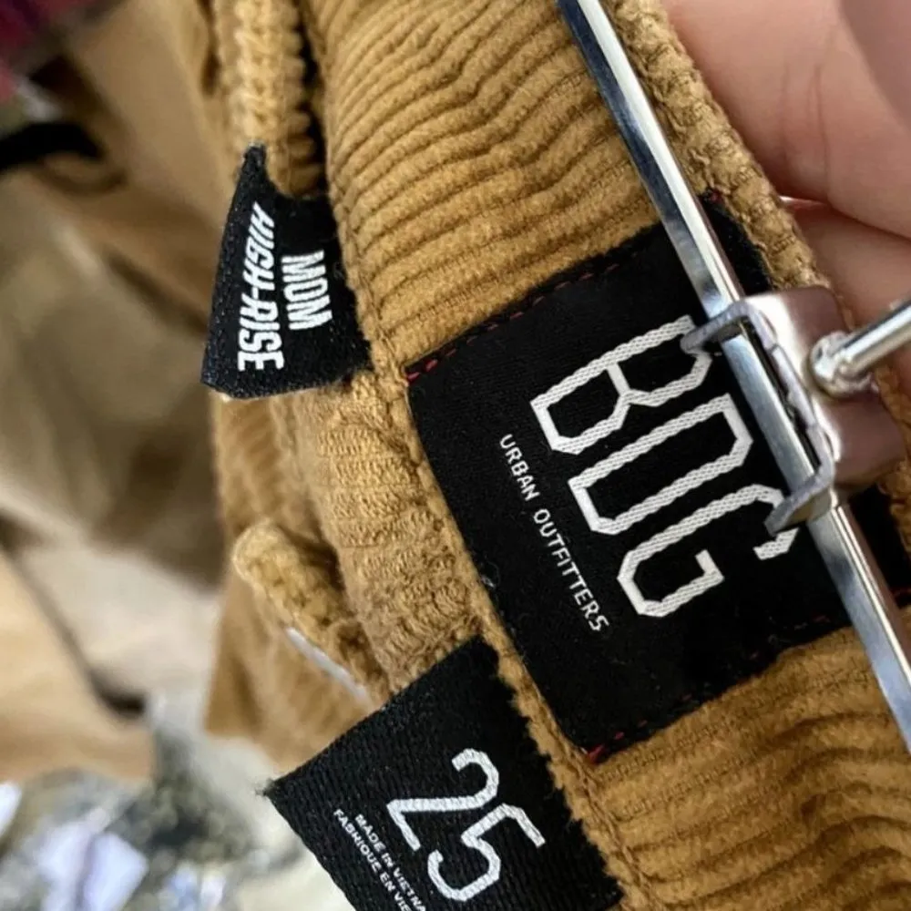 BDG Urban Outfitters Mustard Tan Corduroy Straight Leg Pants - 25 - Image 7