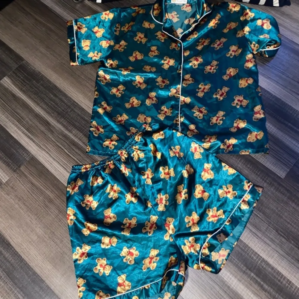 Teal Floral Pajama Set - Image 11