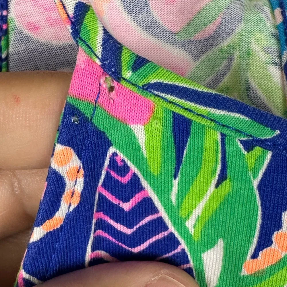 Lilly Pulitzer Margot Swing Halter Colorful Print Mini Dress Women’s Sz XS - Image 8