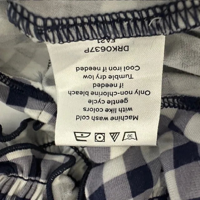 Draper James Gingham Dress Smocked Mini‎ Square Neck Short Sleeve Casual Size 2X - Image 13