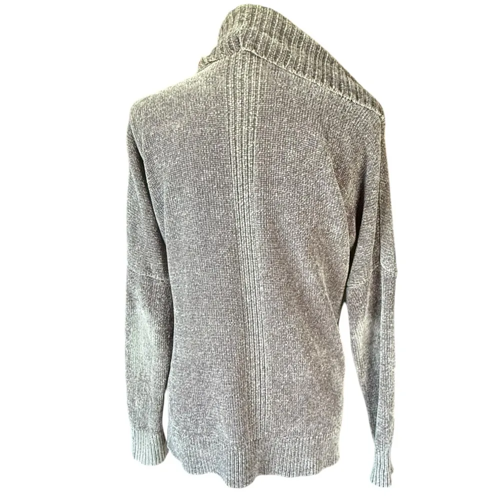 White House Black Market Modern Long Sleeve Chenille Cardigan soft cozy warm Med - Image 9