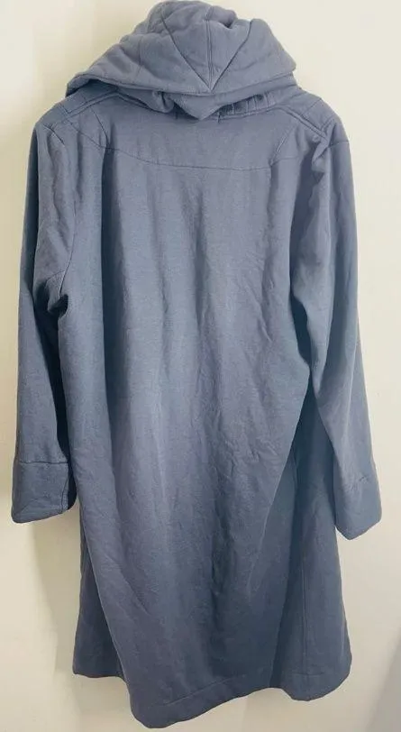 Young Fabulous & Broke Sandrine Coat Drape Hooded Quilted Jacket Grey Size M/L - Image 2