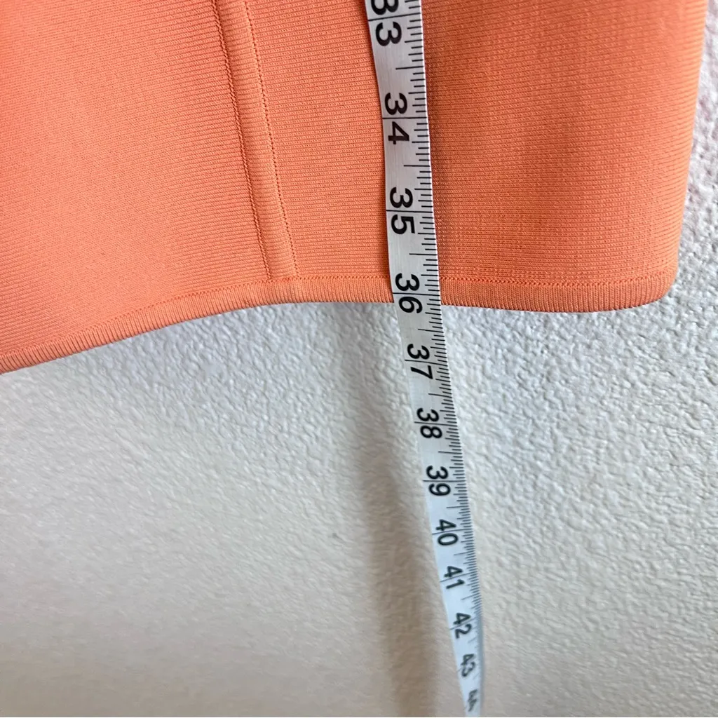 Herve Leger Paris Women's Keyhole Halter Criss Cross Knee Length Dress - Image 10