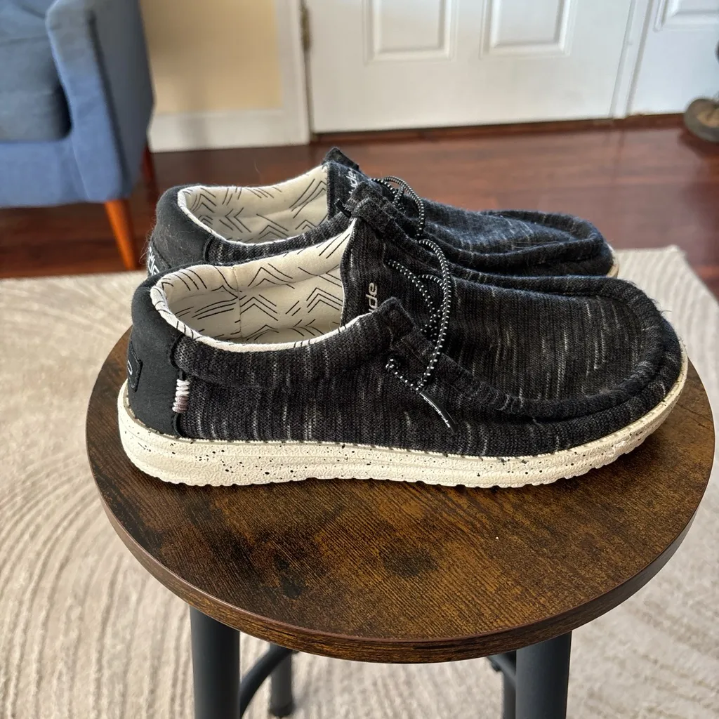 Hey Dude Charcoal Slip-On Loafers - Image 2