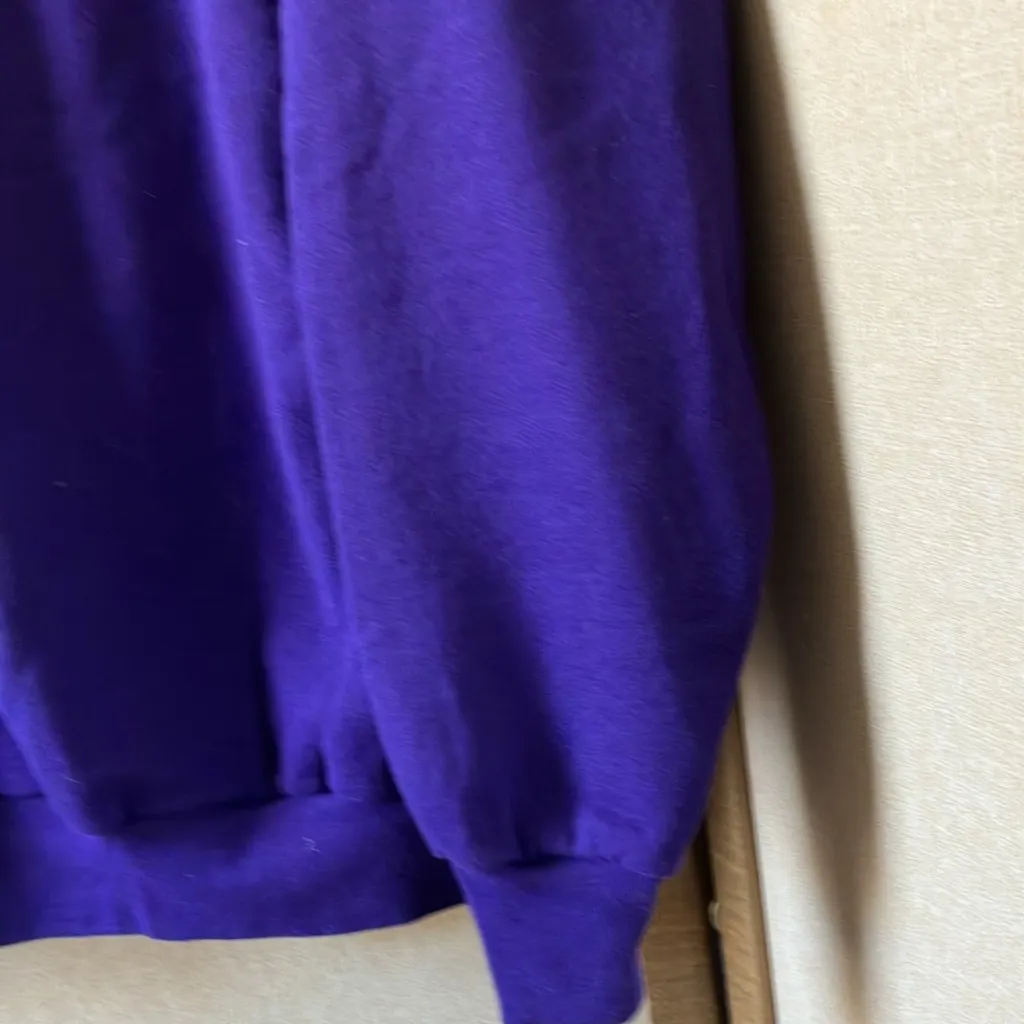 Jerzees FINAL MARKDOWN  Rich Purple sweatshirt large - Image 6