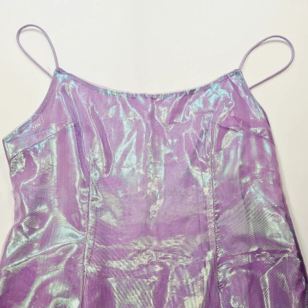 Superdown Rosalind Mini Dress in Purple Medium - Image 5