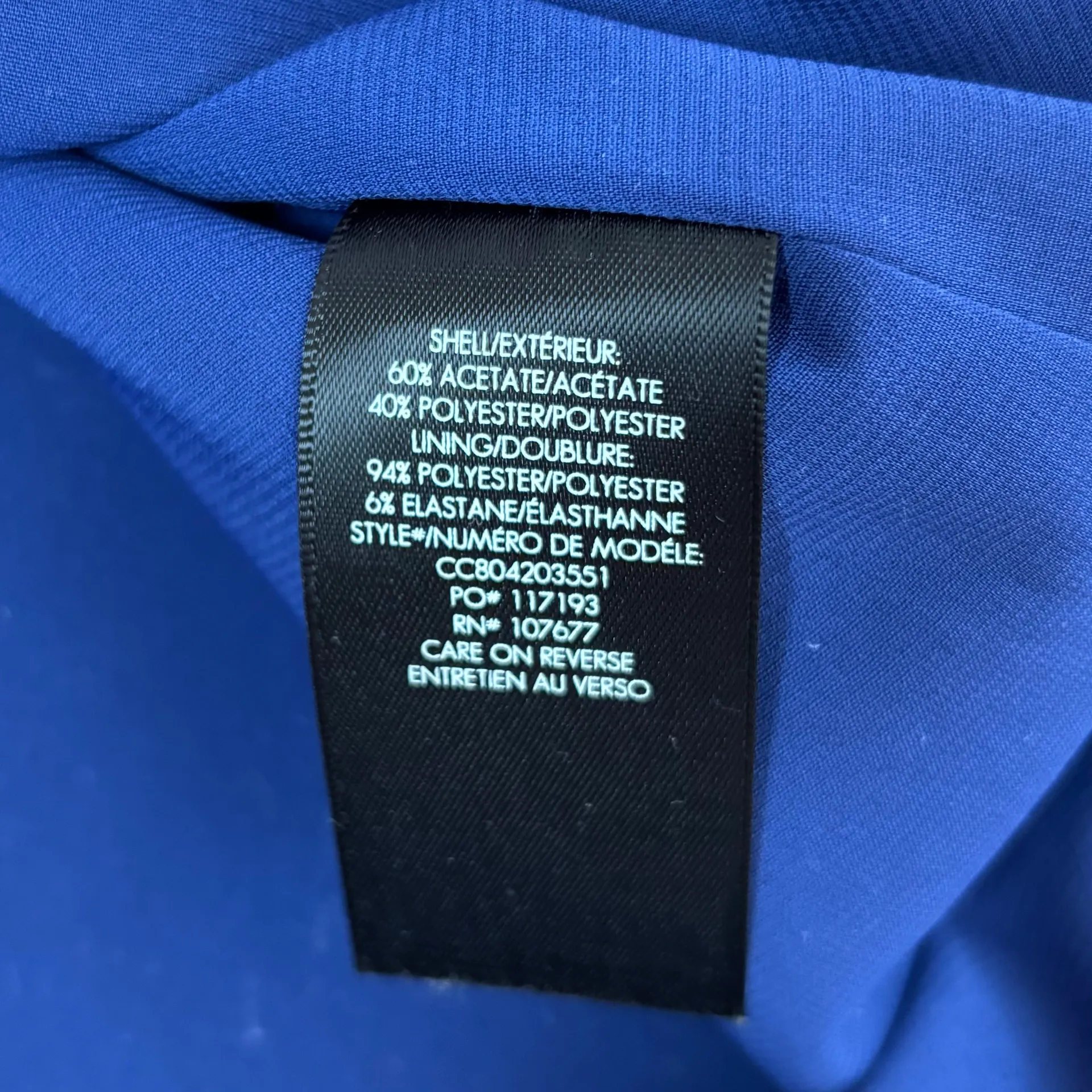 Lennon Side-Zip Mini Dress Blue Size 0 - Image 5