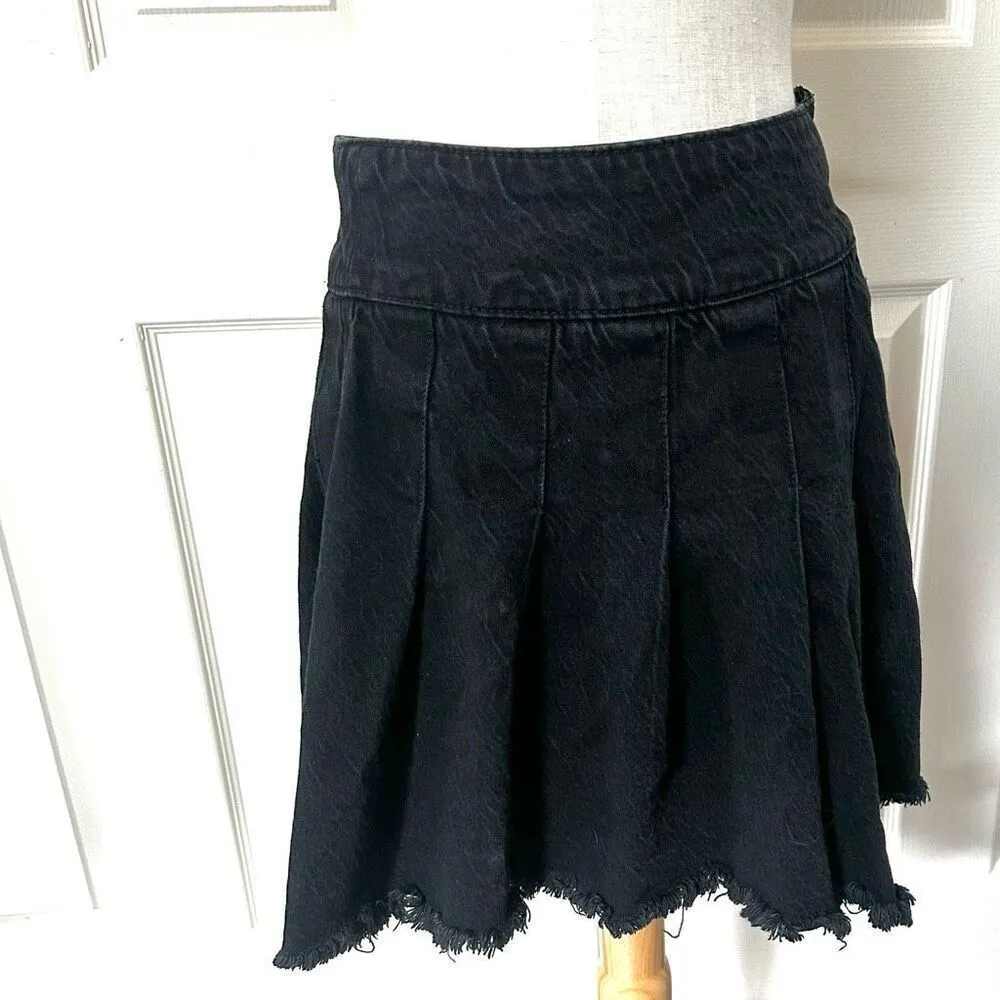 Free People black private school pleated skirt - Image 10
