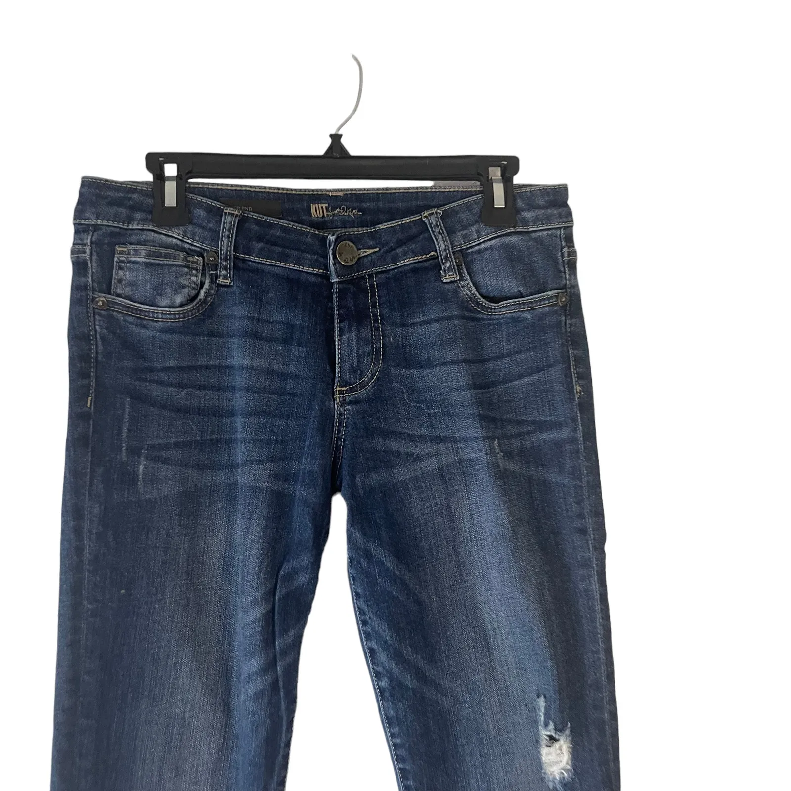 Kut From Kloth Women's Size 4 Dark‎ Wash Boyfriend Jeans - Image 2