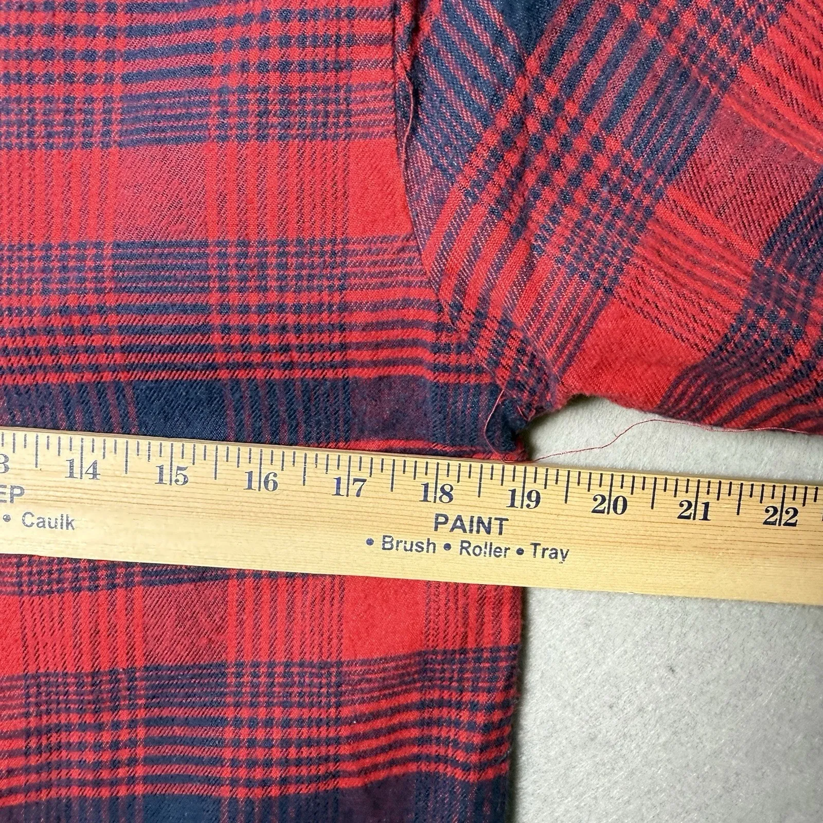 Speculation Plaid Flannel Button Up Red And Blue Cotton Blend Womens Size L Size L - Image 8