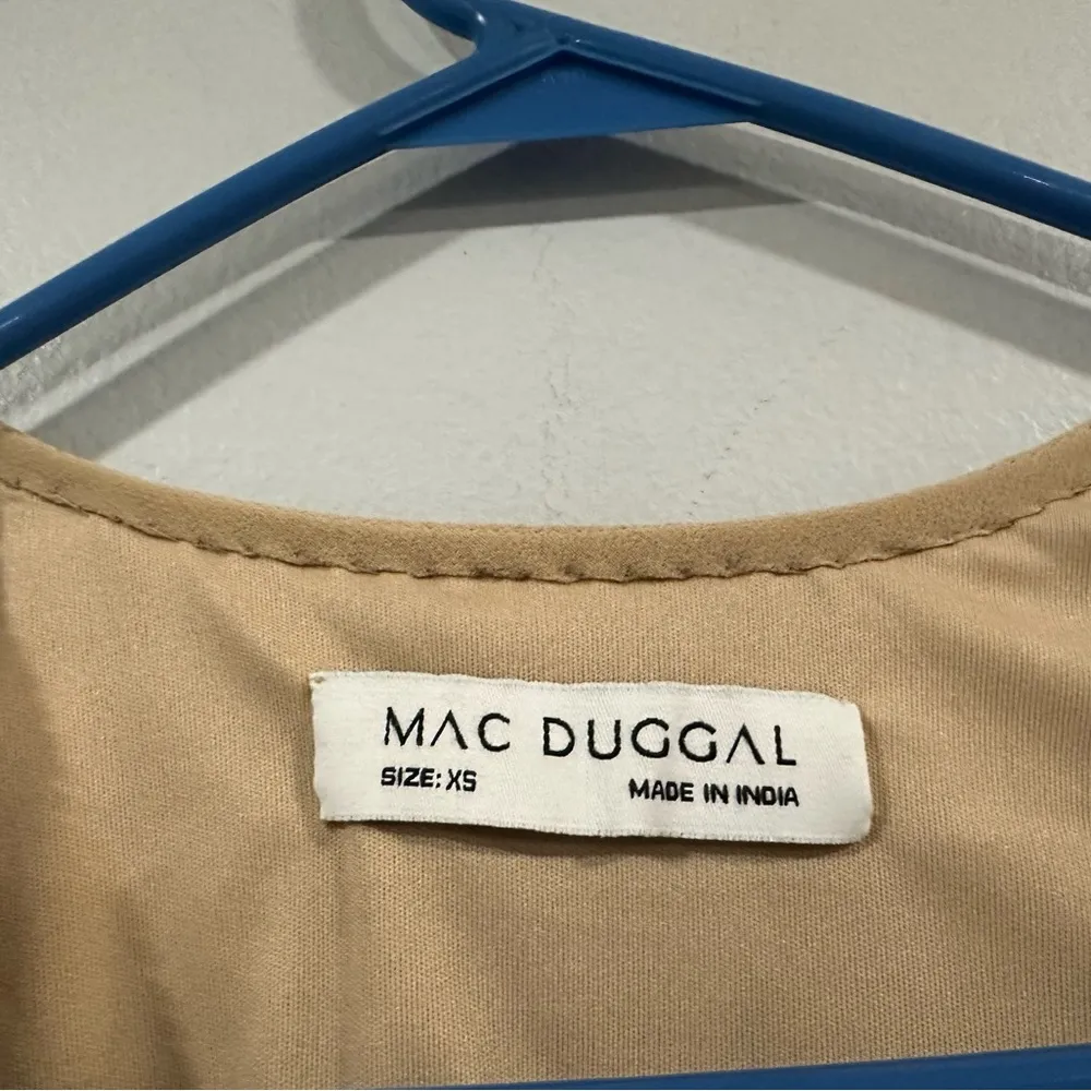 Mac Duggal 10036 Cape Sleeve Embellished Dress XS - Image 7