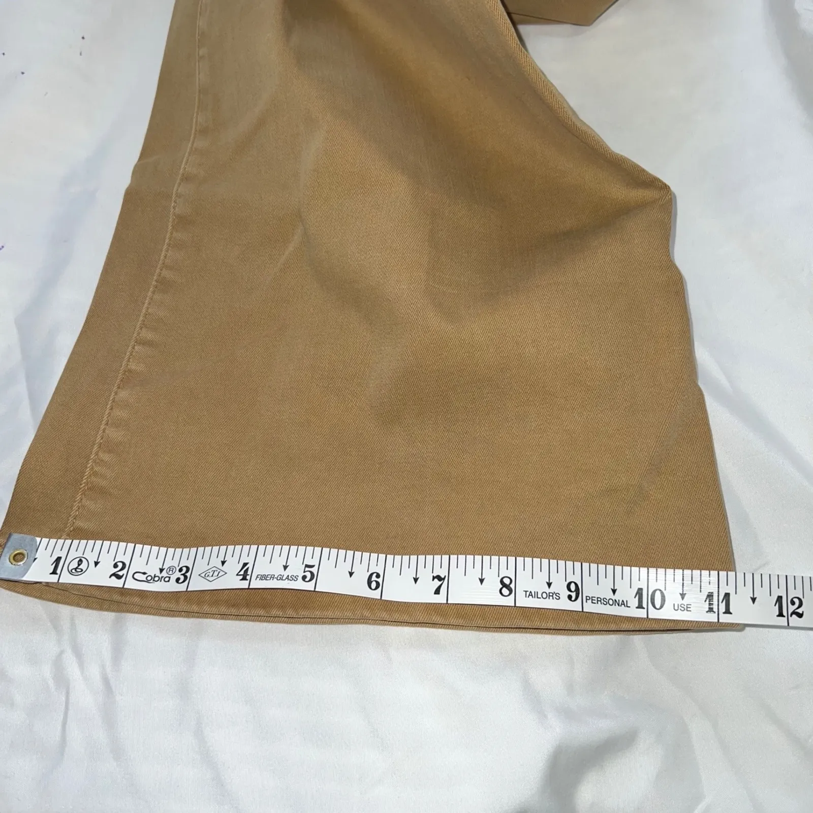 Torrid Perfect Slim Boot Super Soft Vintage Tan Twill Pants Womens 28S Career - Image 9