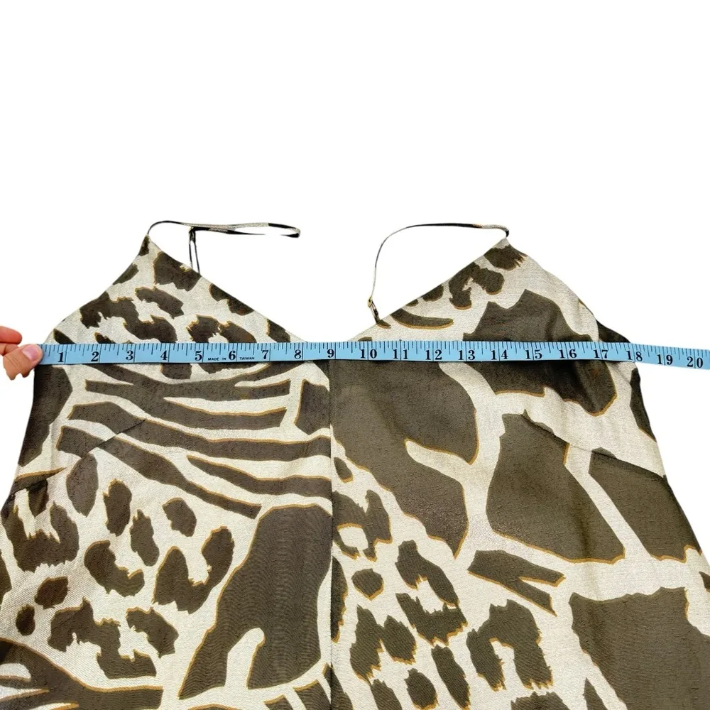 Adam Lippes Ruffled Lamé Midi Dress Silk Blend - Image 14