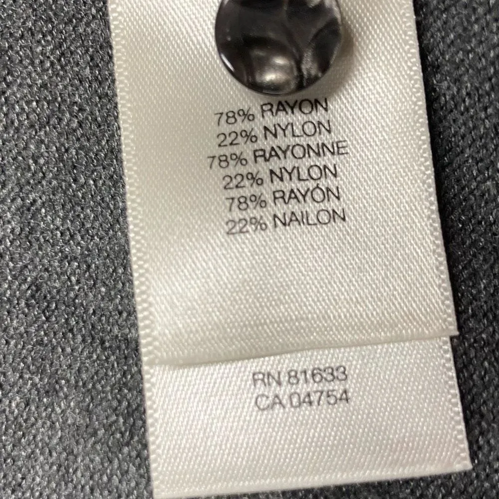 KENNETH COLE Sweater Shrug‎ Cardigan Gray Size Large Long Sleeve - Image 7