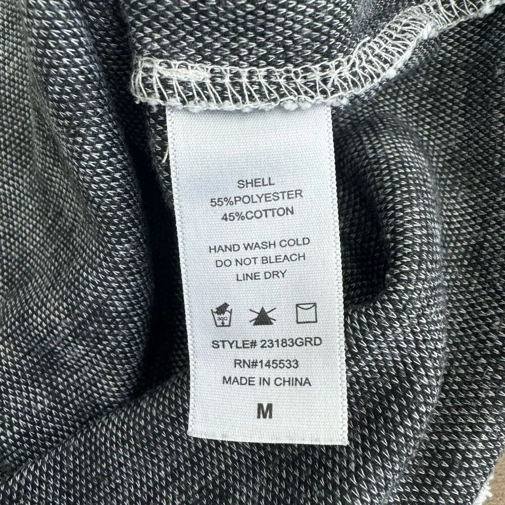 W5 Womens Blouse Top Medium Anthropologie Tweed Knit Short Sleeve Retro Preppy - Image 9