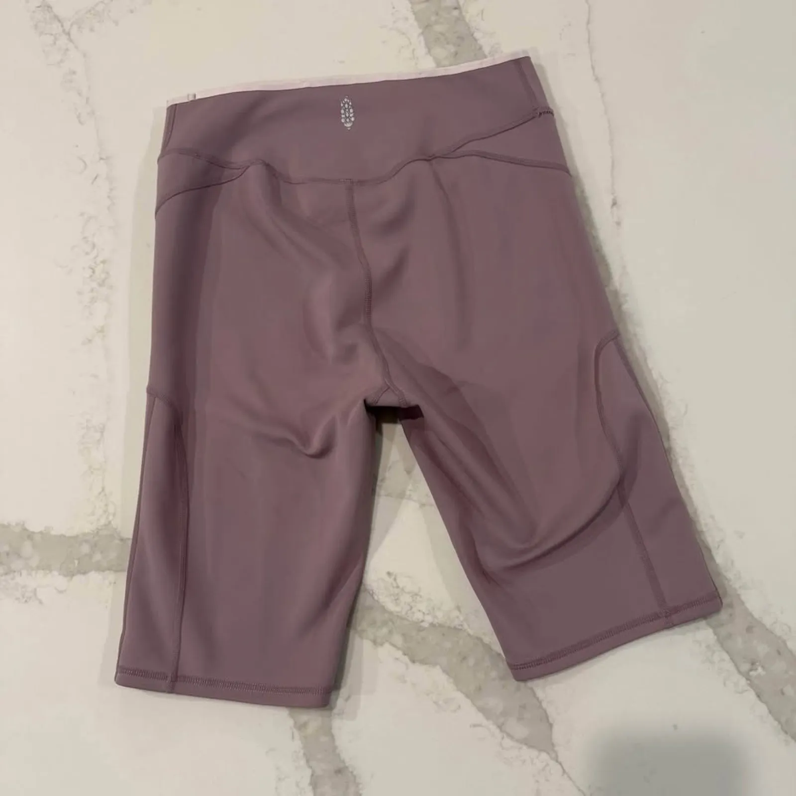 Free People Movement Step Up Bike Shorts Women's Small Sugar Plum Mauve Purple - Image 5