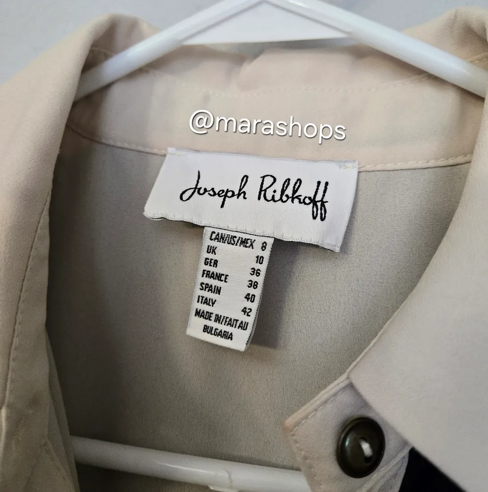 Joseph Ribkoff Layered Colorblock Blouse - Image 3