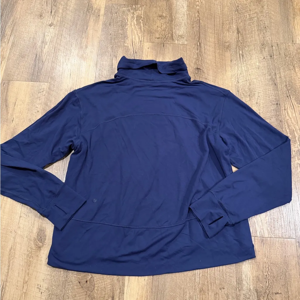 Lululemon Ready to Rulu Pullover Night Sea size 10 - Image 4