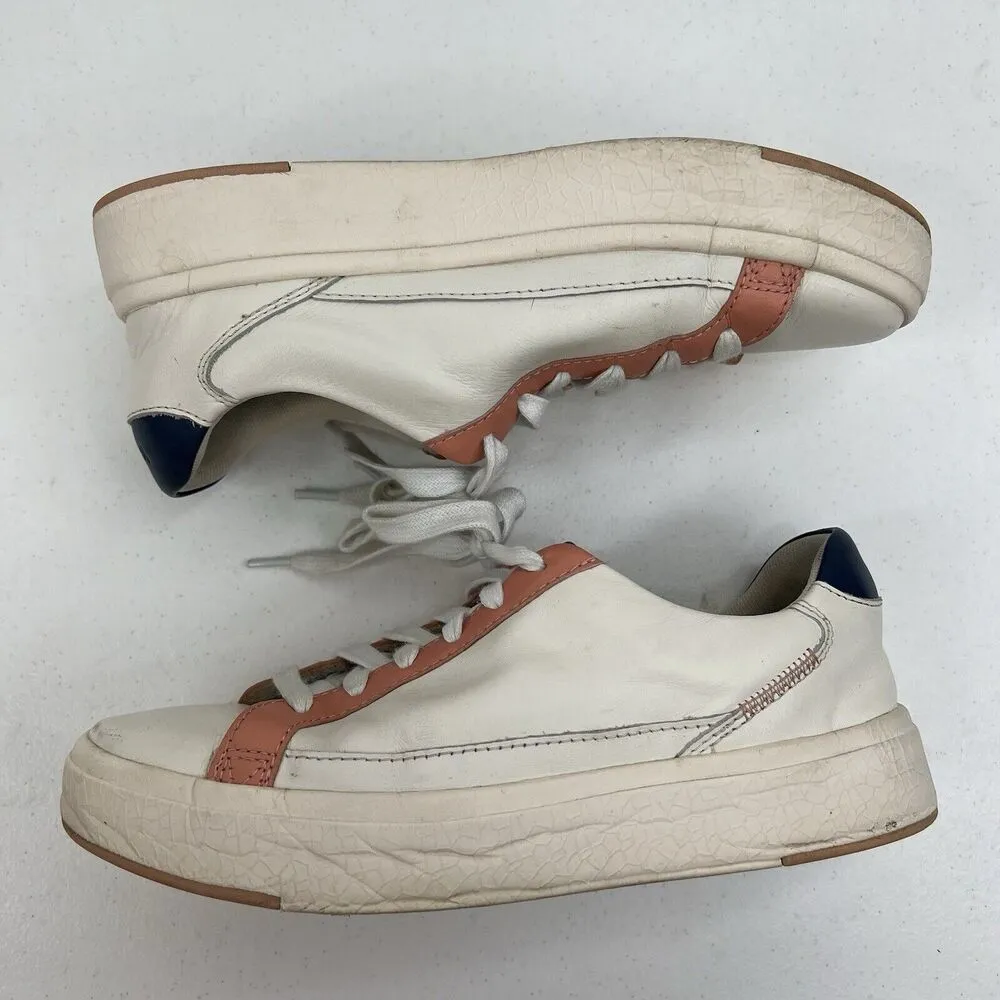 Kizik Vegas Clover Men’s 4.5 Women’s 6 Hands Free Shoes Sneakers Coral Cream Pink - Image 4