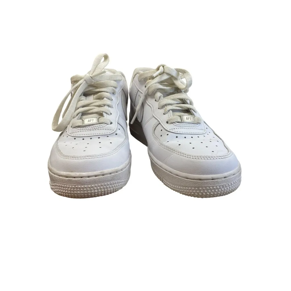 Nike Air Force 1 07 OG triple white womans sneakers Shoes size 7 SKU 8425 - Image 8