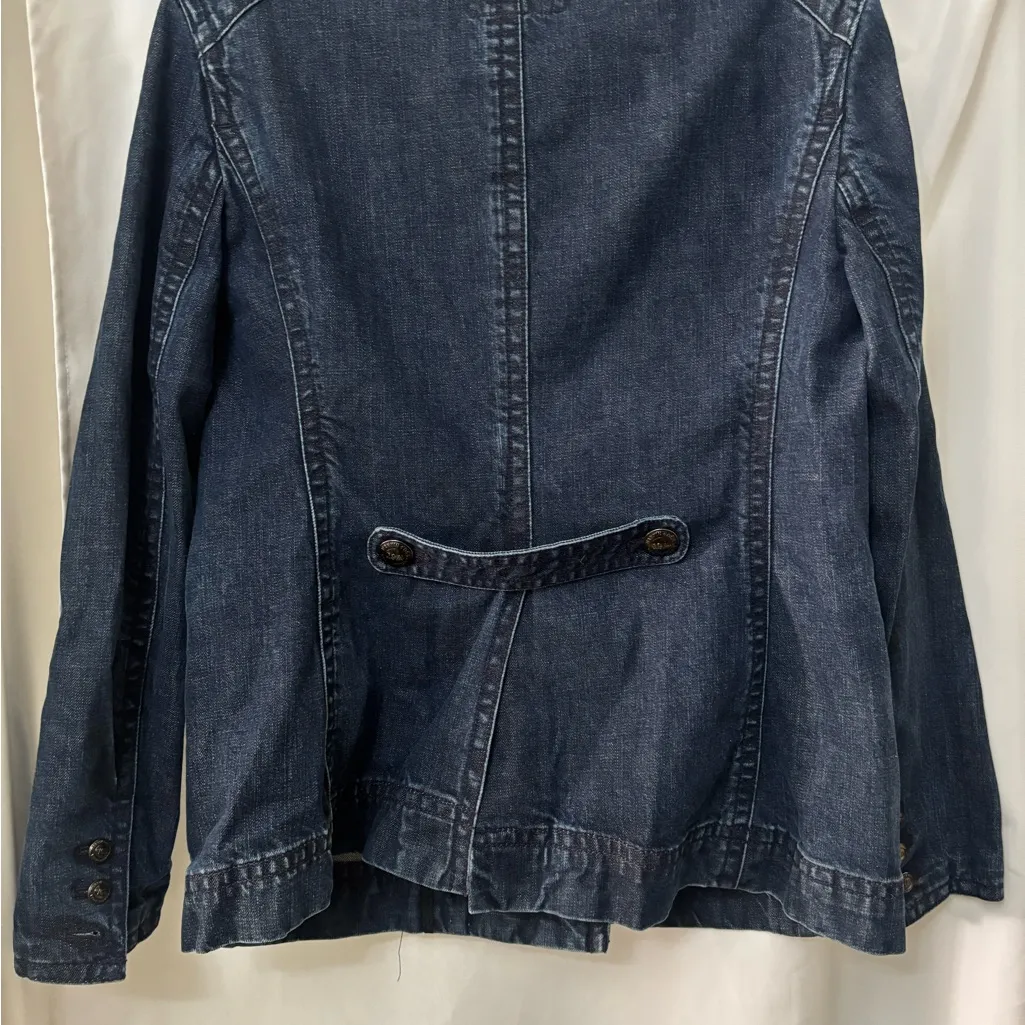 Martin + Osa Indigo Wide Leg Jeans Blue Size 12 - Image 3