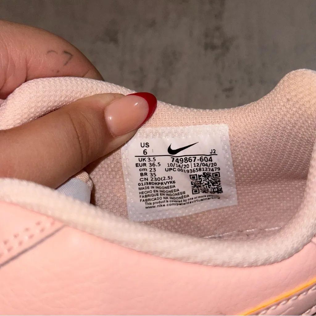 Nike Court Royale Coral Pink - Size 6 Women’s - Image 7