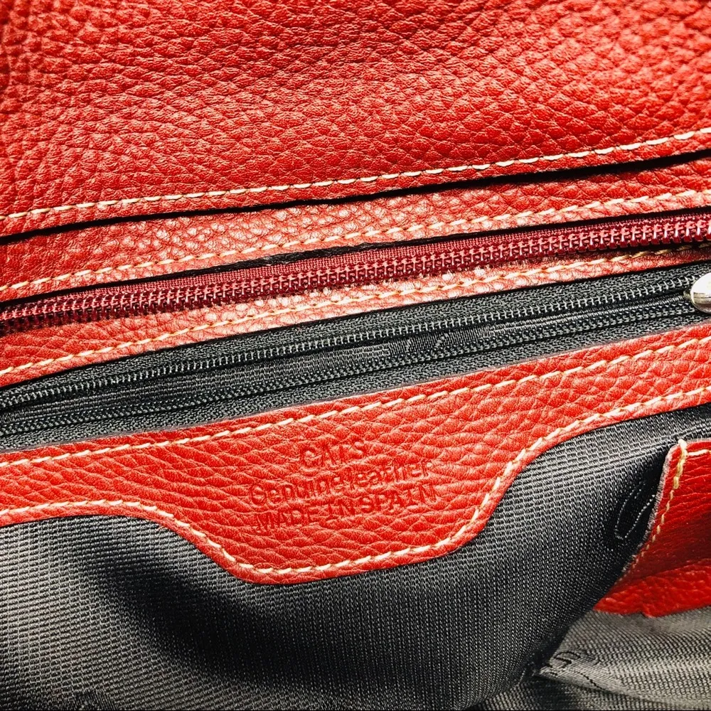 CATS leather bag purse, made in Spain, NWOT - Image 6