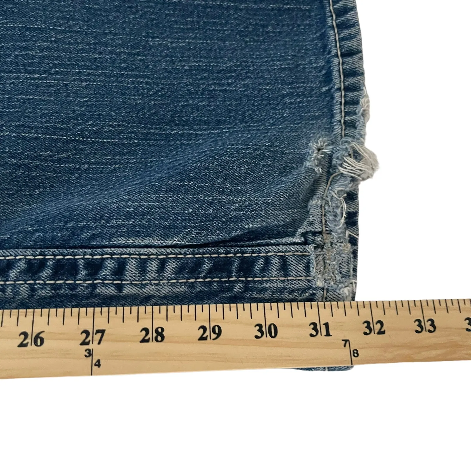 Cruel Girl Y2k Jeans 7 Tall Tabitha Straight Leg Long Flap Pocket Jeans Low Rise - Image 9