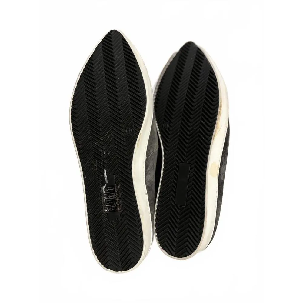 NWOT Furla Suede Slip-On Shoes with Zipper - Image 5
