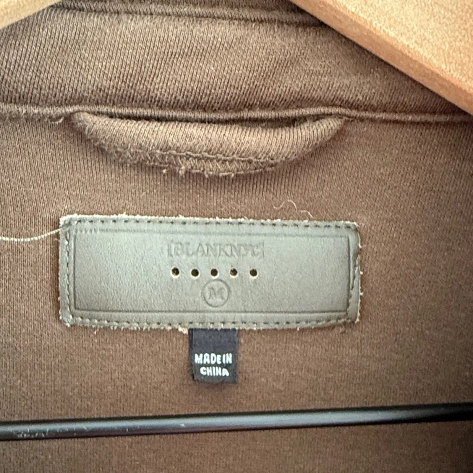 Blank NYC Dark Olive Utility Shacket Barn Shacket Cozy Medium - Image 3