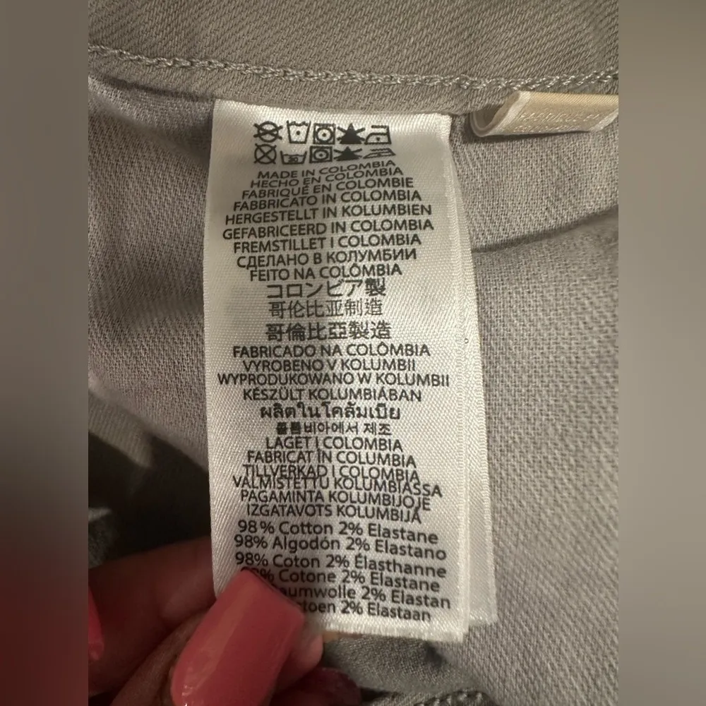 Michael Kors Gray Stretchy Pants Jeans Style Size 6 - Image 5